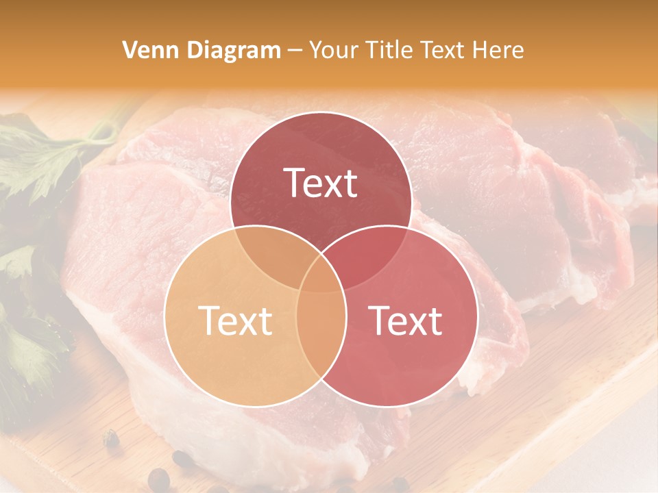 Background Fresh Meat PowerPoint Template