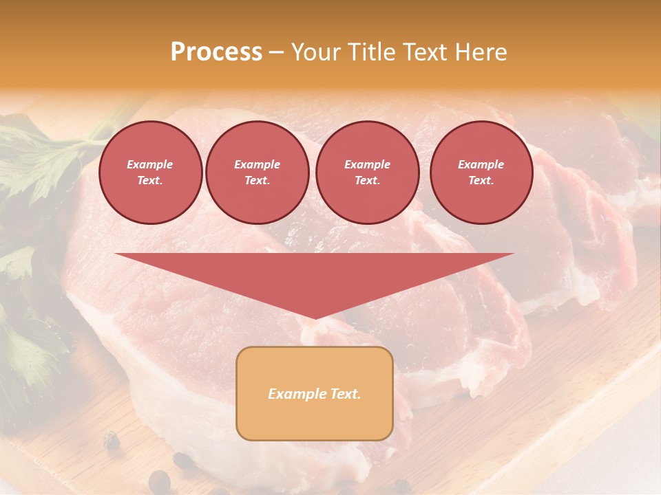 Background Fresh Meat PowerPoint Template