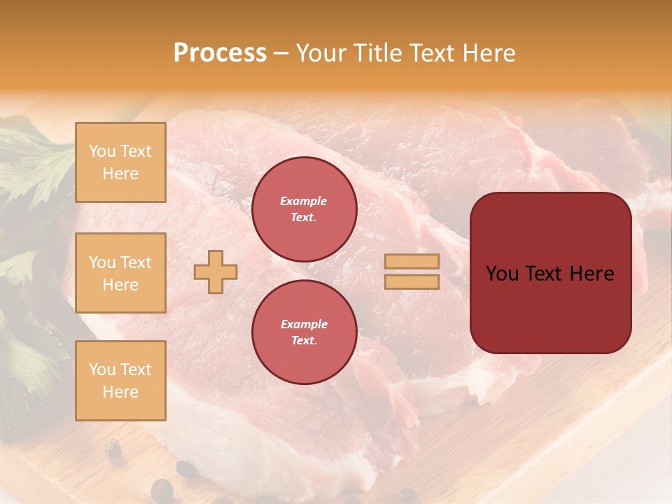 Background Fresh Meat PowerPoint Template