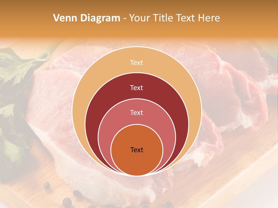 Background Fresh Meat PowerPoint Template