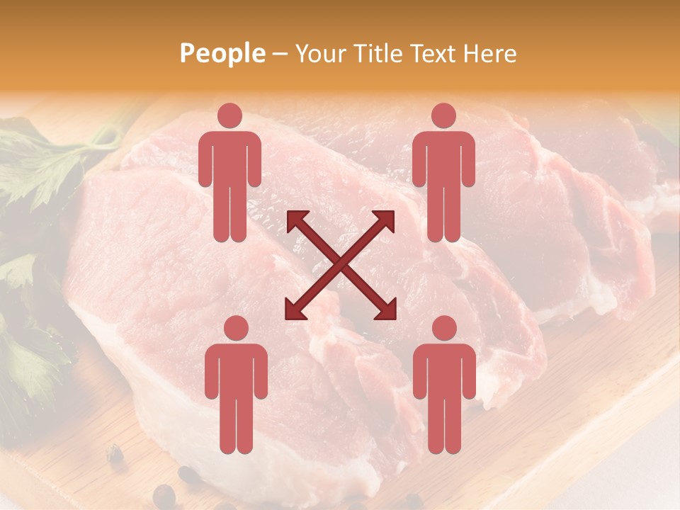 Background Fresh Meat PowerPoint Template