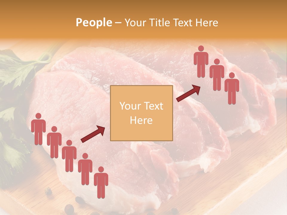 Background Fresh Meat PowerPoint Template