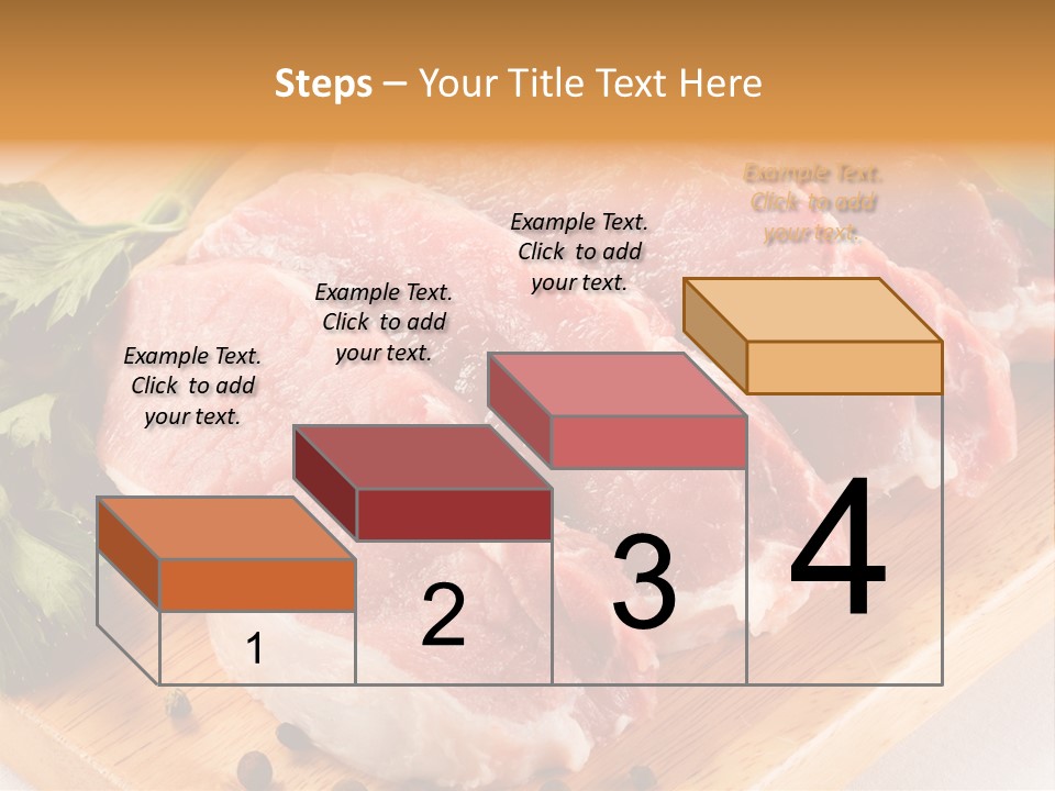 Background Fresh Meat PowerPoint Template