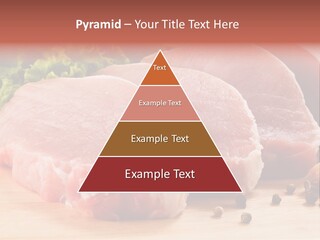 Sliced Steak Cutting PowerPoint Template