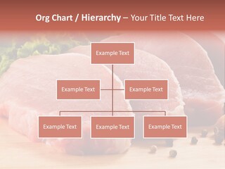 Sliced Steak Cutting PowerPoint Template