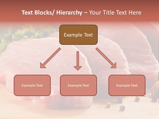 Sliced Steak Cutting PowerPoint Template