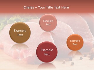 Sliced Steak Cutting PowerPoint Template