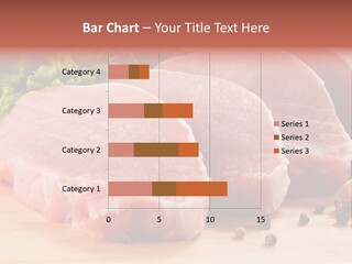 Sliced Steak Cutting PowerPoint Template