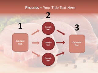Sliced Steak Cutting PowerPoint Template