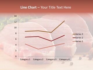 Sliced Steak Cutting PowerPoint Template