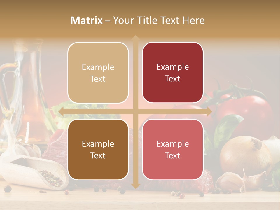 Grill Meat Ingredients PowerPoint Template