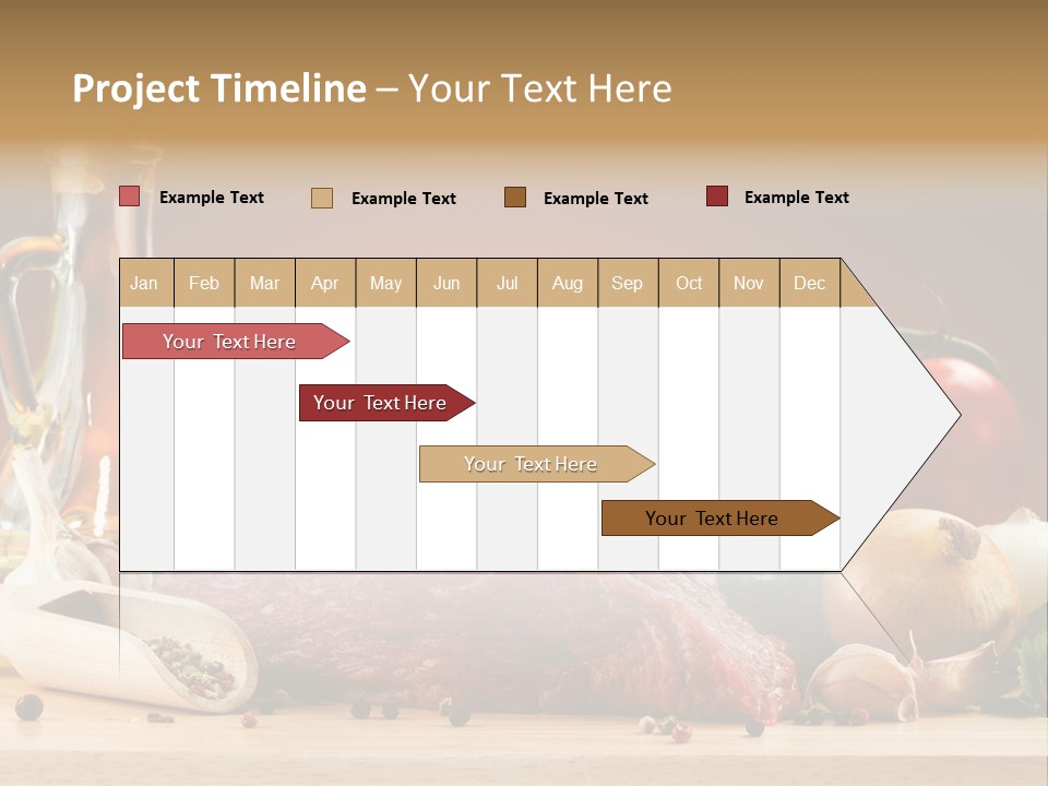 Grill Meat Ingredients PowerPoint Template