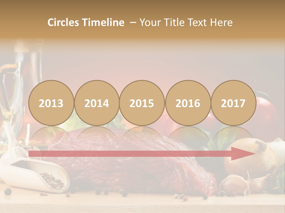 Grill Meat Ingredients PowerPoint Template