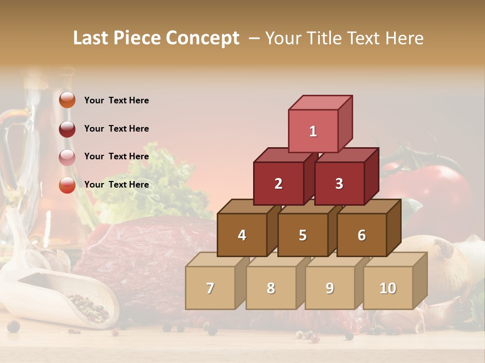 Grill Meat Ingredients PowerPoint Template
