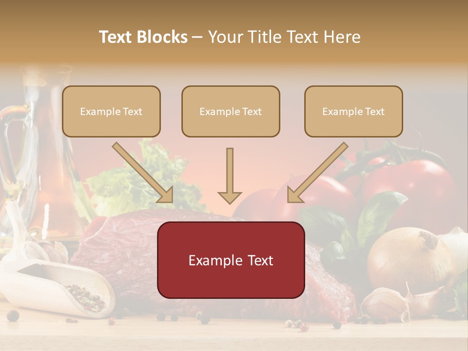 Grill Meat Ingredients PowerPoint Template