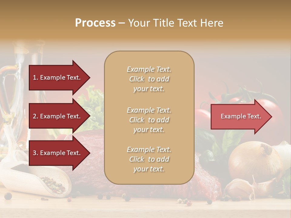 Grill Meat Ingredients PowerPoint Template