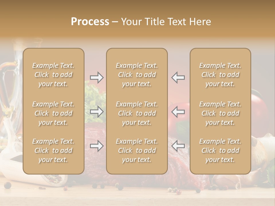 Grill Meat Ingredients PowerPoint Template