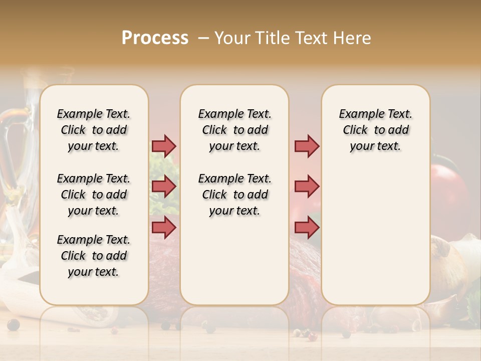 Grill Meat Ingredients PowerPoint Template