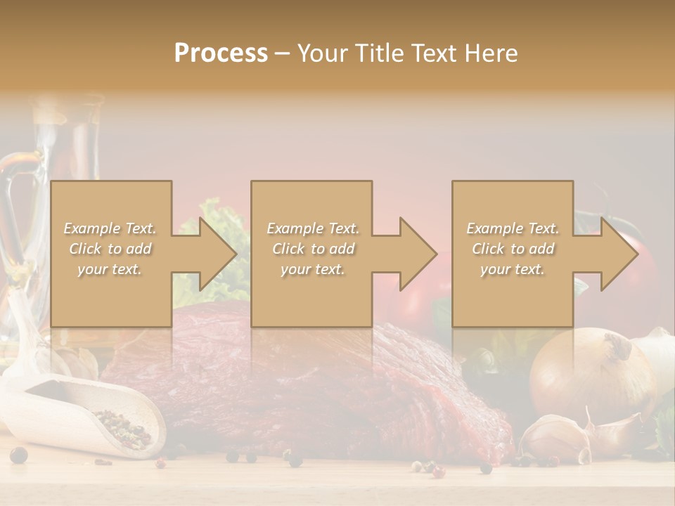 Grill Meat Ingredients PowerPoint Template