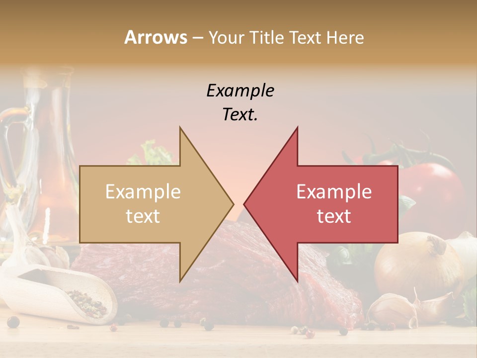 Grill Meat Ingredients PowerPoint Template