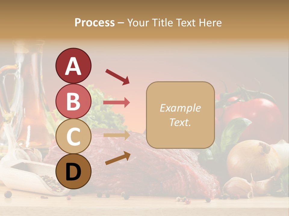 Grill Meat Ingredients PowerPoint Template