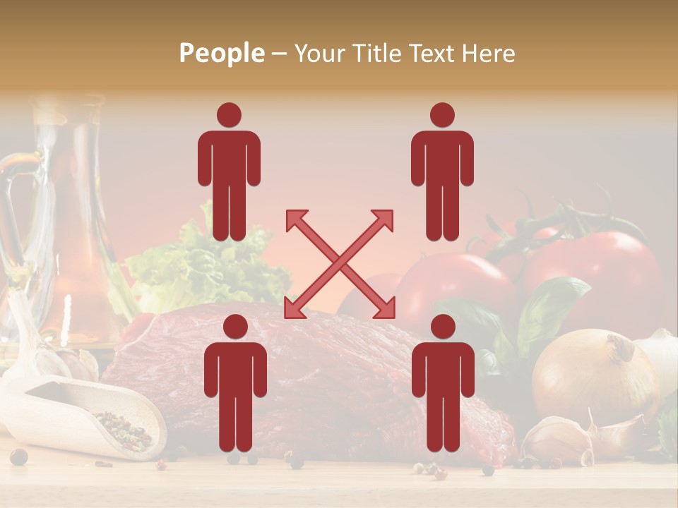 Grill Meat Ingredients PowerPoint Template