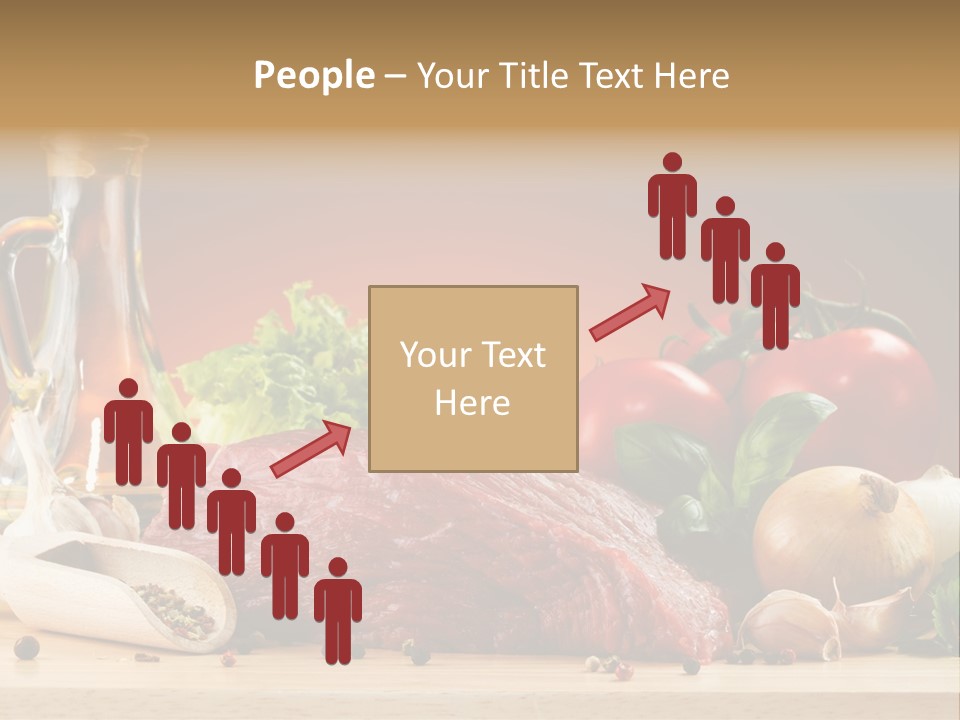 Grill Meat Ingredients PowerPoint Template