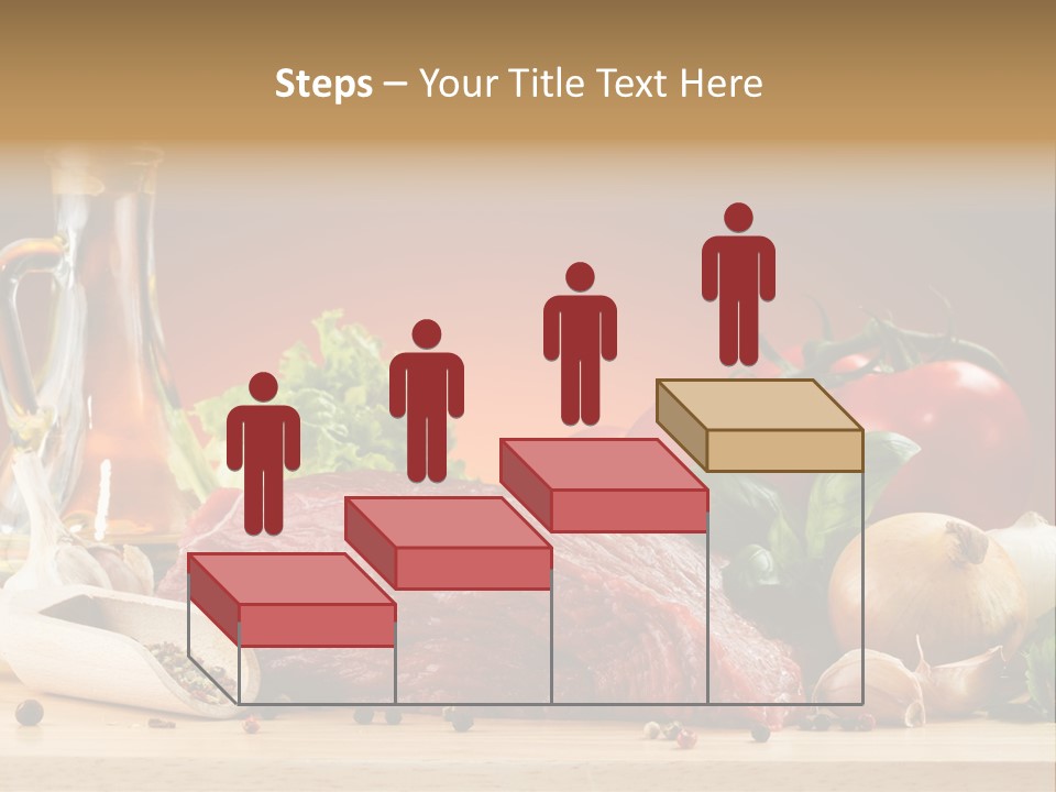 Grill Meat Ingredients PowerPoint Template