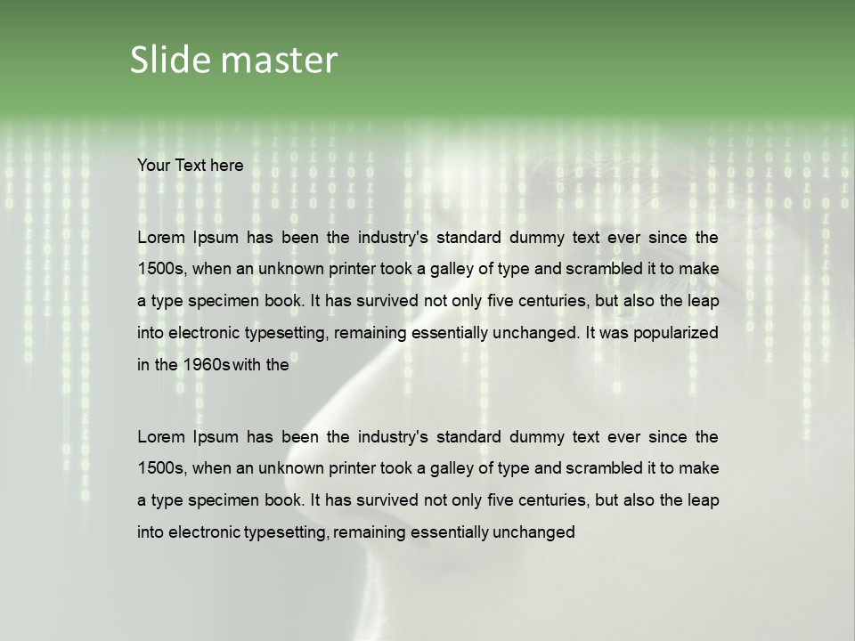 Matrix Online Trojaner PowerPoint Template