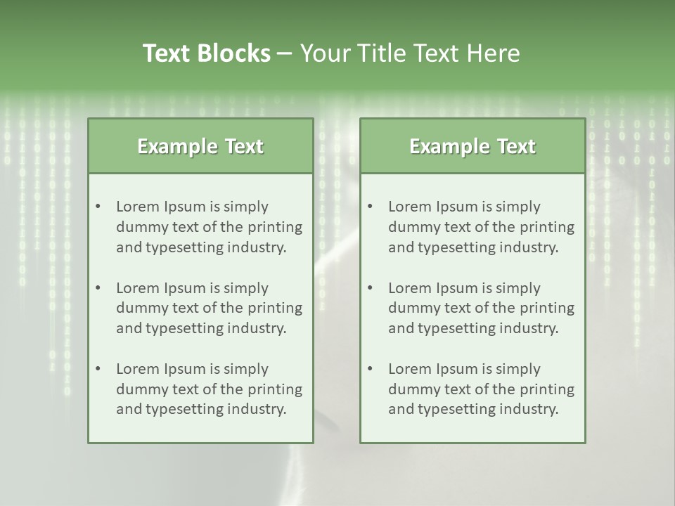 Matrix Online Trojaner PowerPoint Template