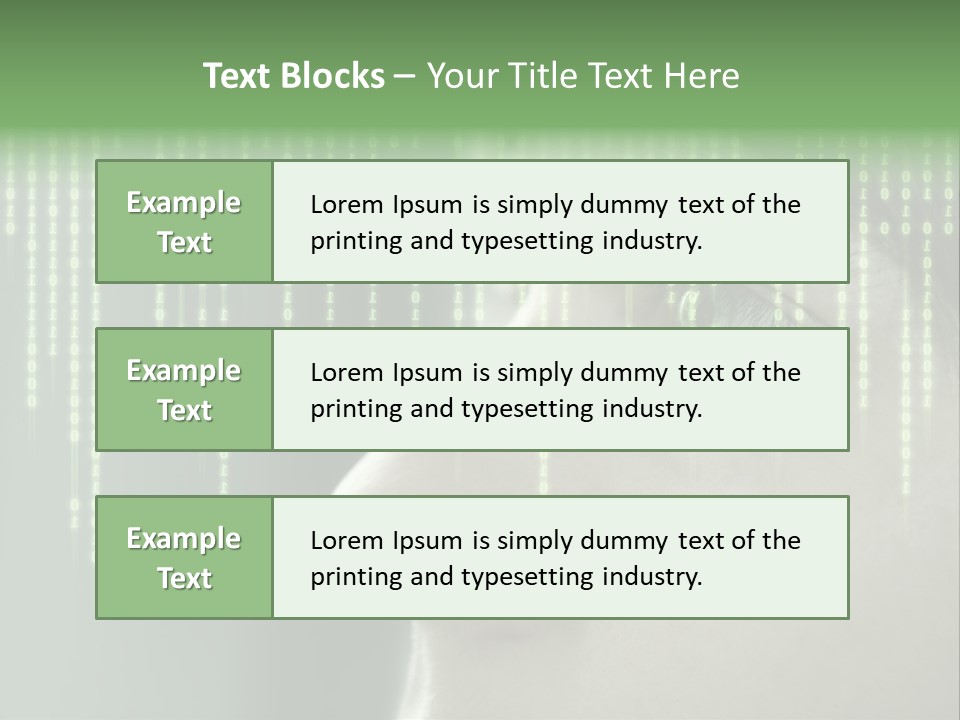 Matrix Online Trojaner PowerPoint Template
