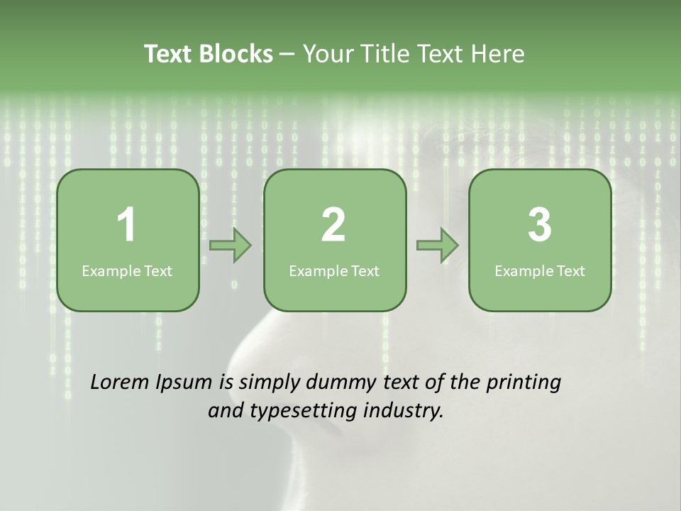 Matrix Online Trojaner PowerPoint Template