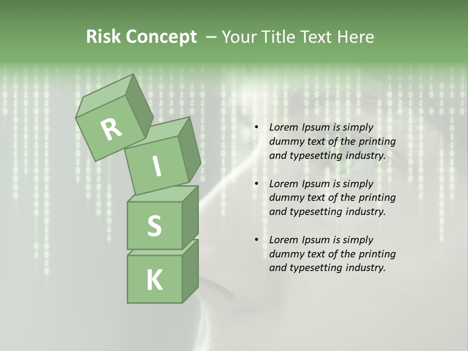 Matrix Online Trojaner PowerPoint Template