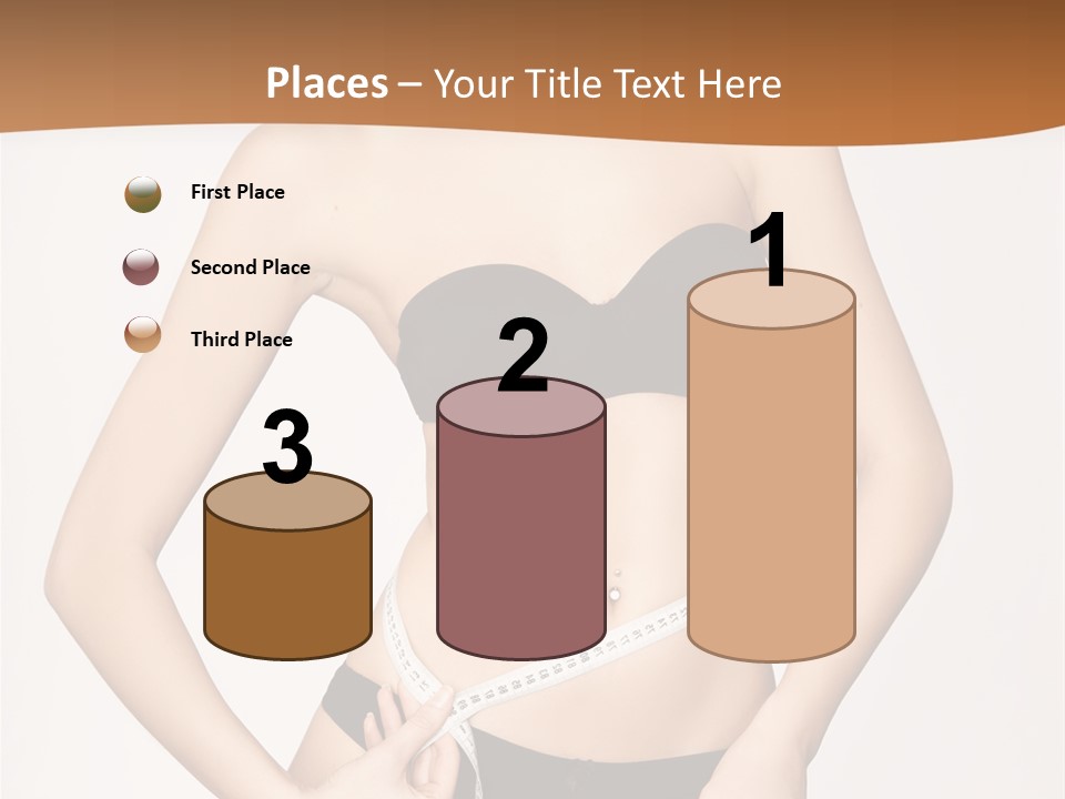 Nutrition Girl Fatness PowerPoint Template