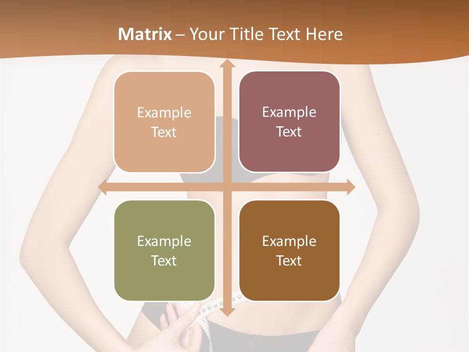 Nutrition Girl Fatness PowerPoint Template