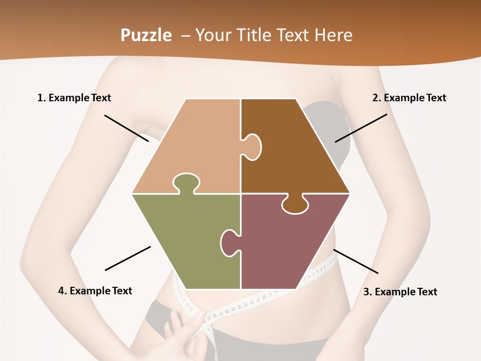 Nutrition Girl Fatness PowerPoint Template