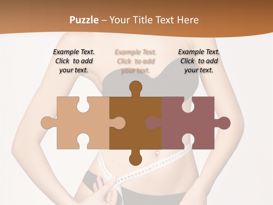 Nutrition Girl Fatness PowerPoint Template