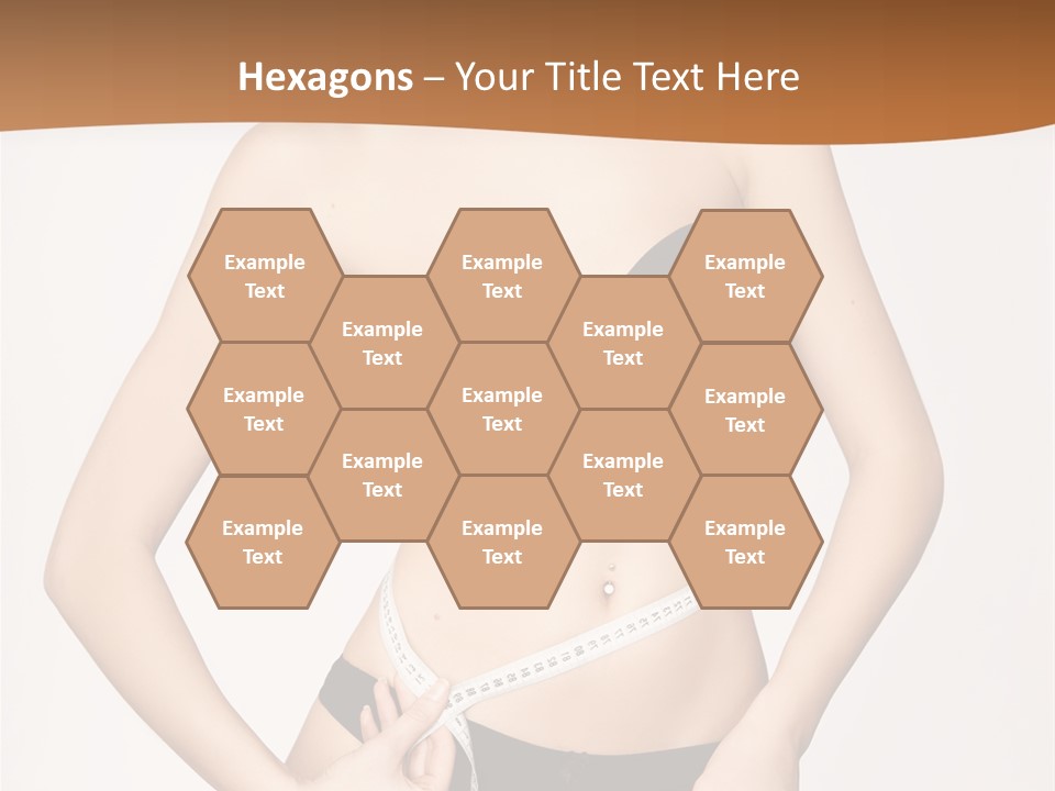 Nutrition Girl Fatness PowerPoint Template