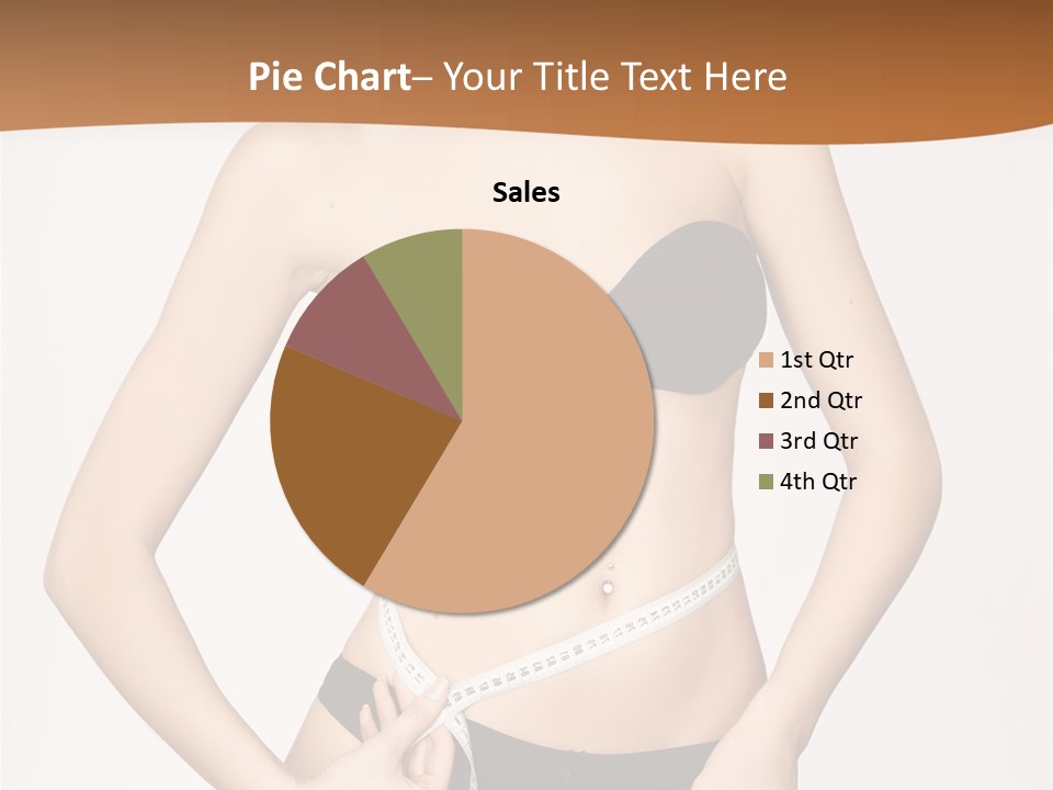 Nutrition Girl Fatness PowerPoint Template