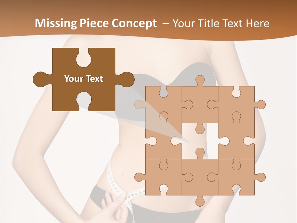 Nutrition Girl Fatness PowerPoint Template