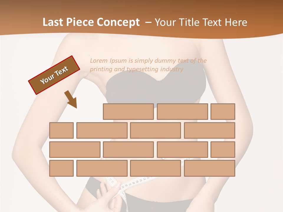 Nutrition Girl Fatness PowerPoint Template