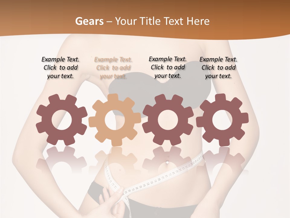 Nutrition Girl Fatness PowerPoint Template