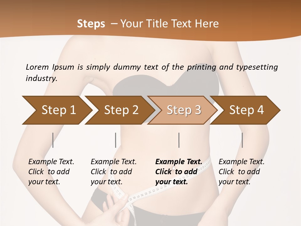 Nutrition Girl Fatness PowerPoint Template
