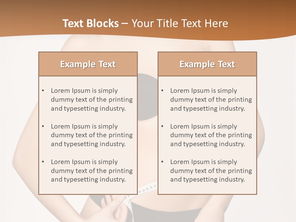 Nutrition Girl Fatness PowerPoint Template