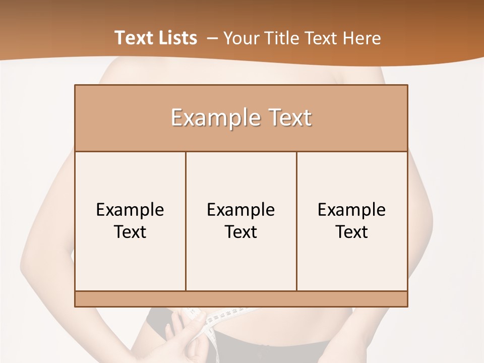 Nutrition Girl Fatness PowerPoint Template