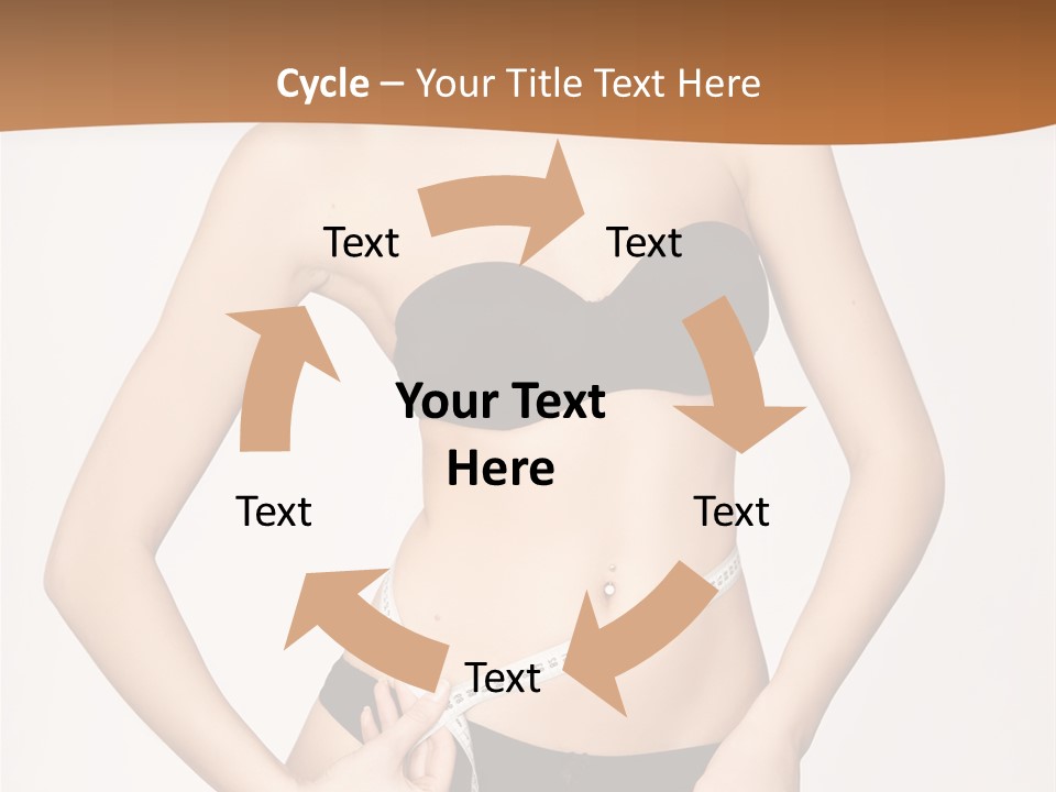 Nutrition Girl Fatness PowerPoint Template