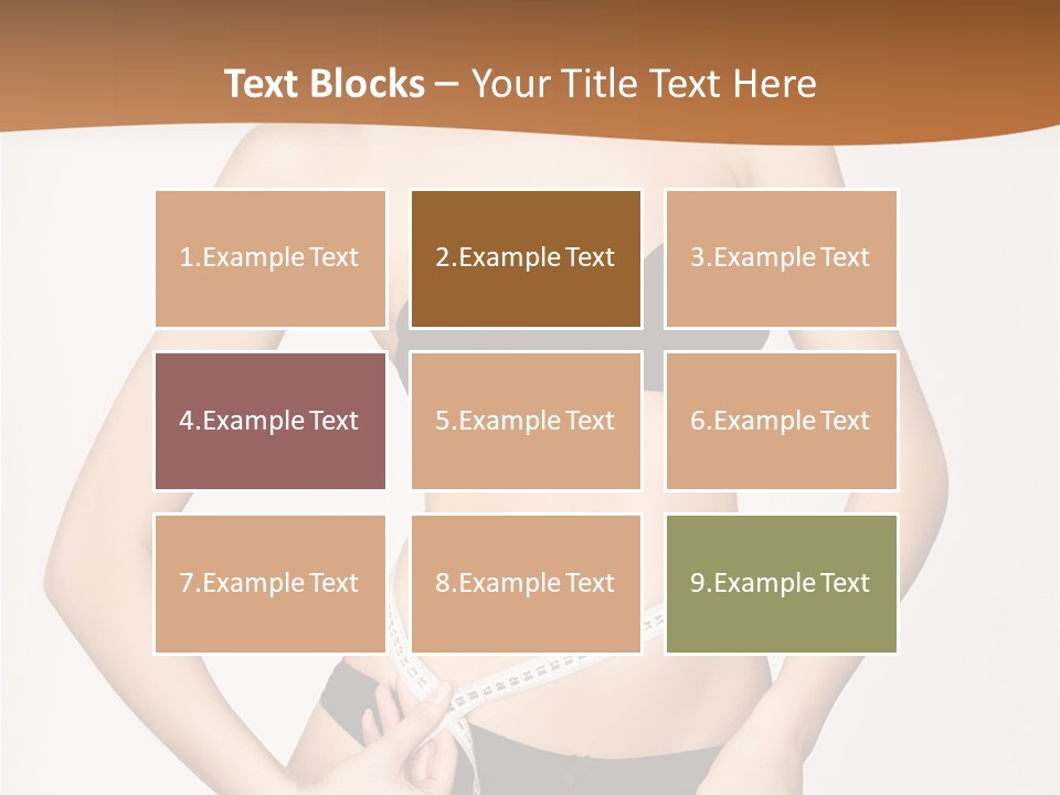 Nutrition Girl Fatness PowerPoint Template