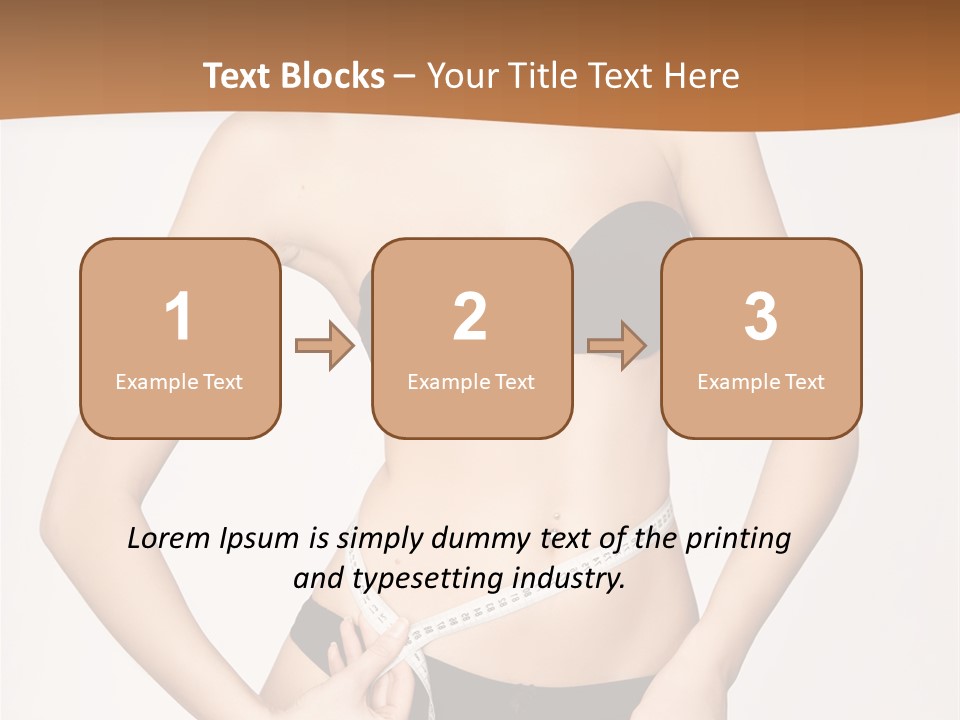 Nutrition Girl Fatness PowerPoint Template
