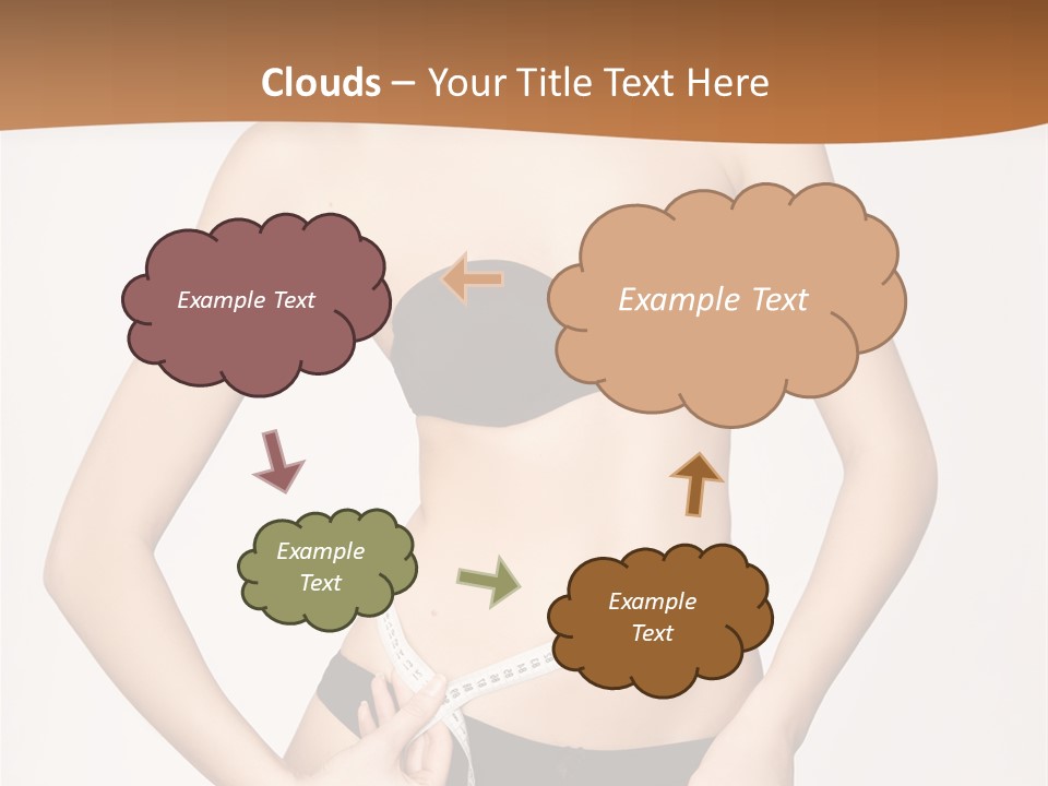 Nutrition Girl Fatness PowerPoint Template