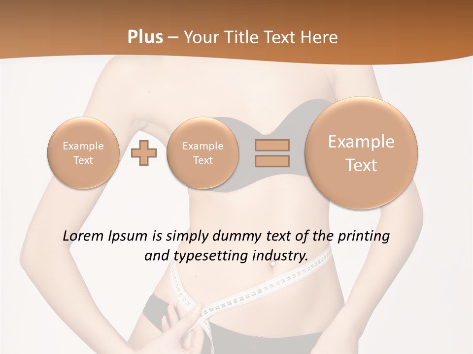 Nutrition Girl Fatness PowerPoint Template